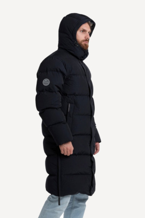Пальто пуховое Флойд Nordic Goose (Мужской; 50; Темно-Синий, мех*Енот)